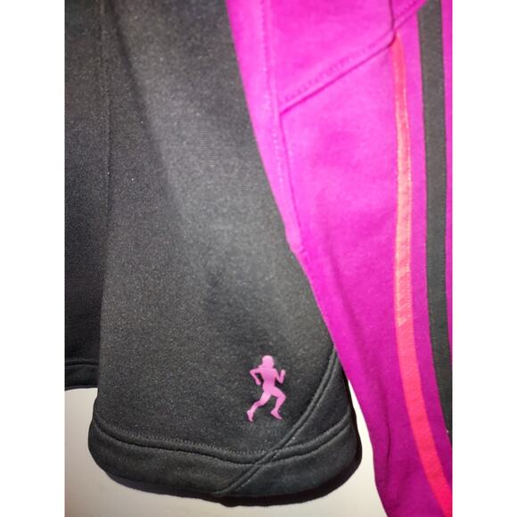 Adidas Women's Jacket XL Full Zip Long Sleeve Climalite Running Magenta Black - Picture 4 of 10